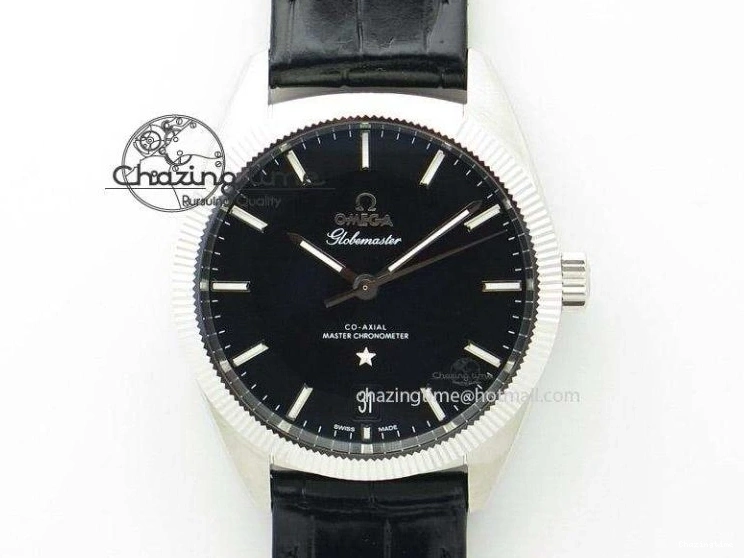 0124 AllSeason Seamaster Edizione Venezia SS Best Edition Black Dial On Leather Strap A 8122